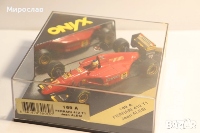 1:43 ONYX FERRARI 412 T1 JEAN ALESI БОЛИД ФОРМУЛА F1, снимка 2 - Колекции - 52636405