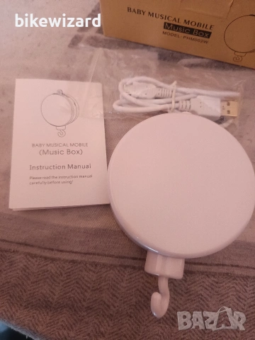 Музикална бебешка мобилна музикална кутия с батерии и 128M Micro SD карта, 12 мелодии НОВА, снимка 3 - Други - 53316835