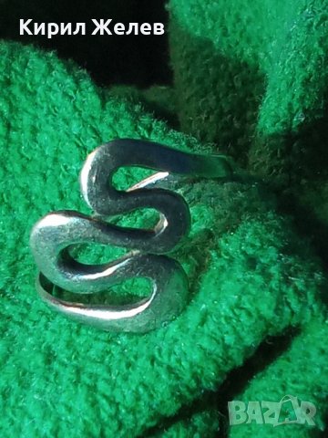 ФЕШЪН АРТ ПОСРЕБРЕН СТОМАНЕН ПРЪСТЕН с ПЕЧАТ 925 БИЖУ от БЛАГОРОДНА НЕРЪЖДАЕМА СТОМАНА 26332, снимка 5 - Пръстени - 39969276