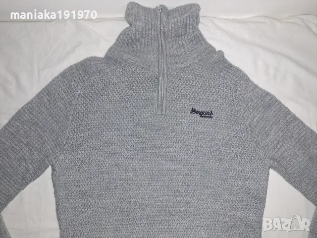 Bergans of Norway Ulriken Lady Jumper (S) мерино 100% merino wool, снимка 2 - Блузи с дълъг ръкав и пуловери - 49122193