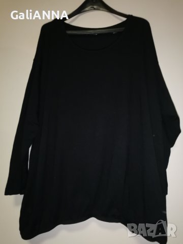 СТРАХОТНА ТУНИКА В ЧЕРНО 2XL-3XL, снимка 2 - Туники - 44014247