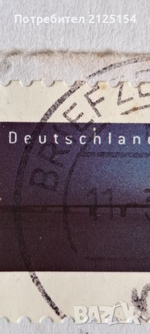 Пощенска марка Германия-куриоз., снимка 2 - Филателия - 43240473