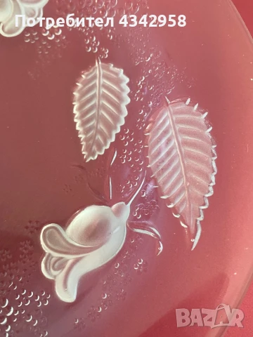 WMF. Vintage. Чиния с рози., снимка 2 - Антикварни и старинни предмети - 51319854