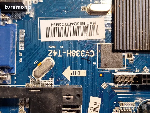 MAIN BOARD ,CV338H-T42 , телевизор STAR LIGHT модел 32DM6500  ,for 32inc DISPLAY CX315DLEDM, снимка 3 - Части и Платки - 49326168