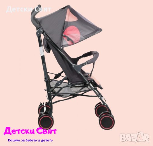 Лятна количка Olivia, розова, снимка 2 - Детски колички - 37156940