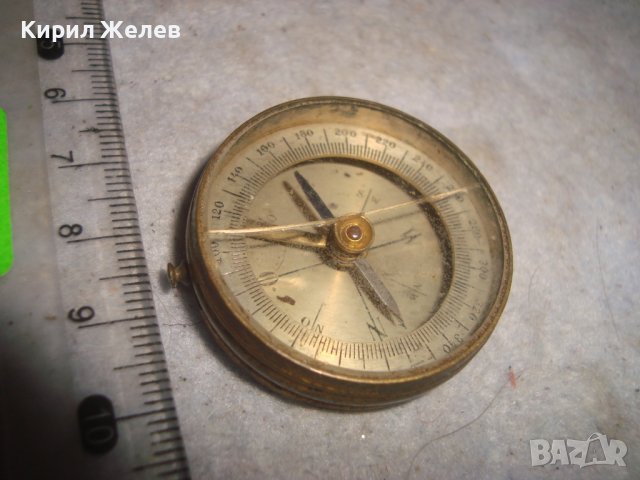 МНОГО СТАР КОМПАС с МЕСИНГОВ КОРПУС за КОЛЕКЦИЯ ПОЛЗВАНЕ 23432, снимка 8 - Антикварни и старинни предмети - 38137912