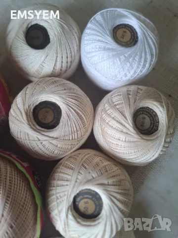 Прежда Дрима за фини плетива на една кука, памучно тире.Ретор бриянте, снимка 3 - Декорация за дома - 49730807