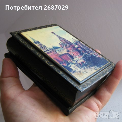 Стара руска кутия Москва Кремъл, снимка 7 - Декорация за дома - 29035118