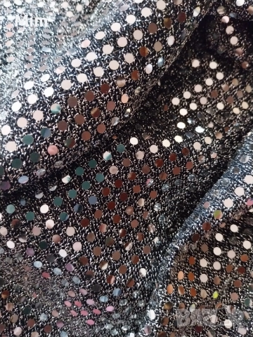 XL/2XL Сребрист жакет / сако / с пайети , снимка 5 - Сака - 52174198