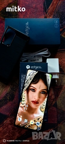 MOTOROLA EDGE 20 PRO-ПЕРФЕКТНА.12/256gb.5хZoom optical camera, снимка 2 - Motorola - 53056447