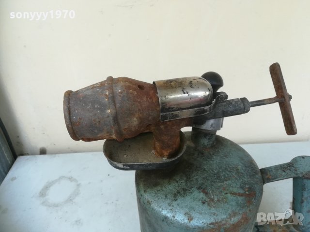 бензинова лампа-синя/сива 0204211634, снимка 9 - Колекции - 32399280