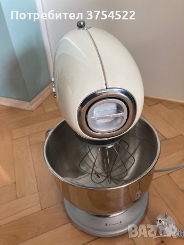 Планетарен миксер Smeg - SMF02CREU, 800W, снимка 9 - Миксери - 43501158