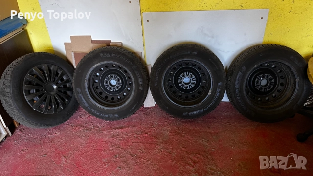 Зимни гуми с джанти Michelin Alpin 6 195/65 R15, снимка 5 - Гуми и джанти - 52951076