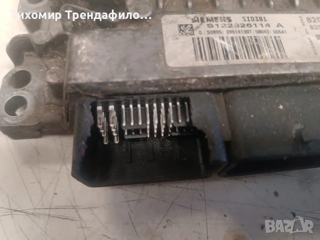 Компютър ECU RENAULT MEGANE 1.5 DCI SIEMENS S122326114A SID301 8200843713 , 8200807626, снимка 4 - Части - 51227487