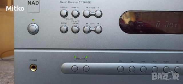 NAD C720BEE – стерео ресийвър ТОП състояние , снимка 2 - Ресийвъри, усилватели, смесителни пултове - 52436161