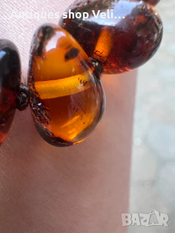 Кехлибарено колие №7054, снимка 10 - Колиета, медальони, синджири - 50694205