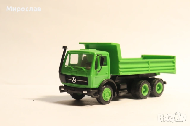 HERPA H0 1/87 MERCEDES САМОСВАЛ ГОНДОЛА КАМИОН МОДЕЛ, снимка 8 - Колекции - 53385668