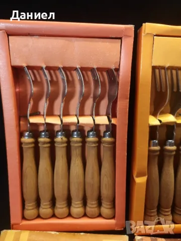 Десертни вилици Боженци, снимка 2 - Антикварни и старинни предмети - 49818081