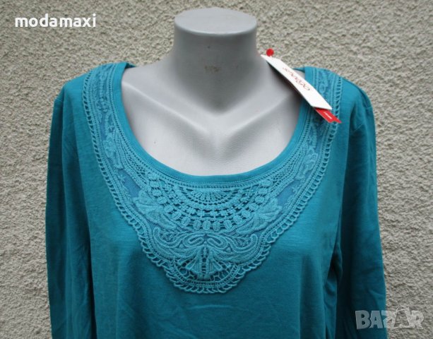 4XL  Нова блуза Sheego с дантела , снимка 2 - Туники - 40751297