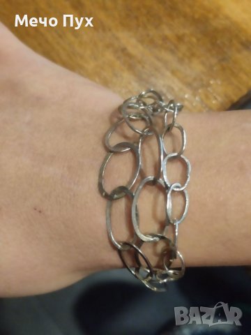 Сребърен комплект - колие и гривна (12), снимка 7 - Бижутерийни комплекти - 39132155