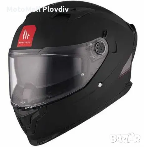 Каска MT BRAKER SV SOLID A1 MATT BLACK със слънчеви очила, снимка 3 - Аксесоари и консумативи - 49230860