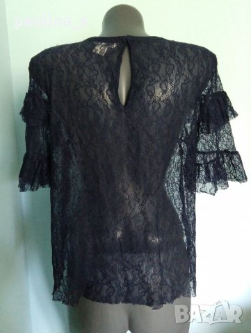 Три броя блузи от дантела, различни цветове и модели / голям размер , снимка 6 - Корсети, бюстиета, топове - 37387615