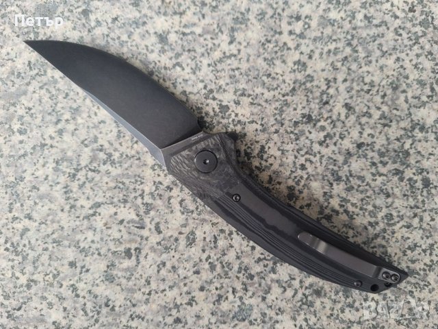 Petrified Fish PFP05 Deepsea - K110 и карбон , снимка 2 - Ножове - 38311180