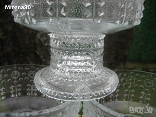 * Bohemia * - ретро чаши за сладолед - 6 бр., снимка 4 - Сервизи - 40400822