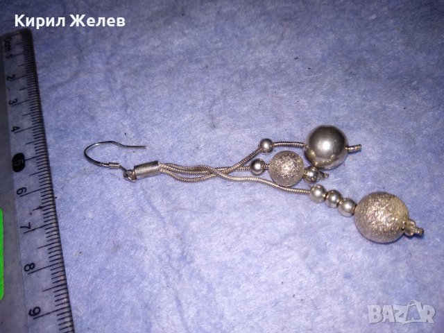 АРТИСТИЧНА ДЕБЕЛО ПОСРЕБРЕНА ФЕШЪН ОБЕЦА от БЛАГОРОДНА НЕРЪЖДАЕМА СТОМАНА с ПЕЧАТ 925 / 74271, снимка 8 - Обеци - 40502138