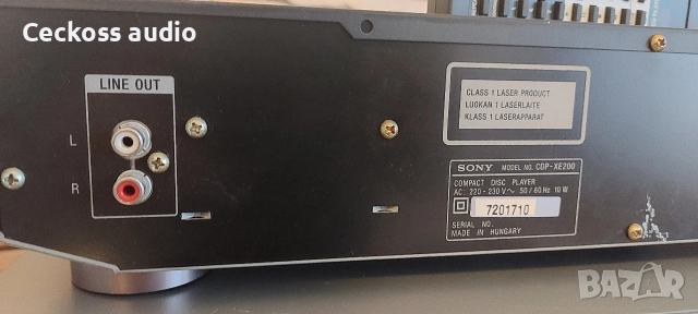 СД плеър SONY CDP-XE200 с дистанционно , снимка 6 - Ресийвъри, усилватели, смесителни пултове - 52857706