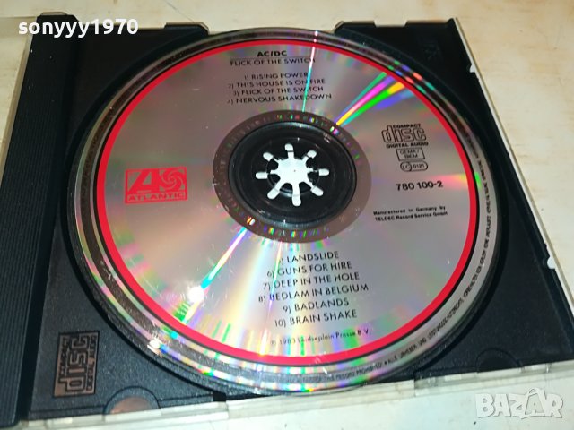 ⭐️AC/DC FLICK OF THE SWITCH CD 0210221632, снимка 3 - CD дискове - 38192608