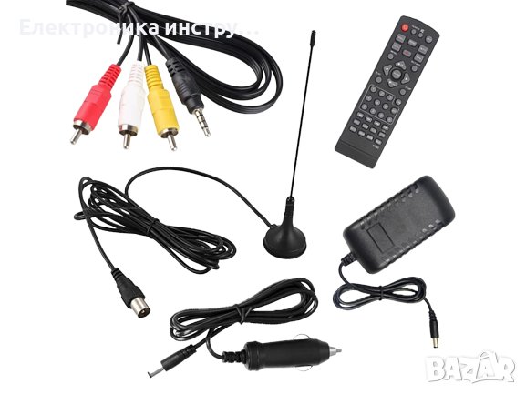 Преносим портативен цифров телевизор PERFECT TV , 12v  220v, снимка 3 - Телевизори - 43165876