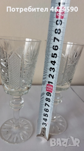 Кристални чаши, снимка 7 - Чаши - 52344023