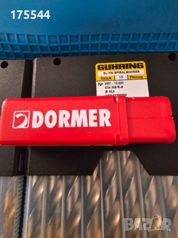 продавам кобалтови и TiN свредла DORMER и GUHRING , снимка 4 - Други инструменти - 44078949