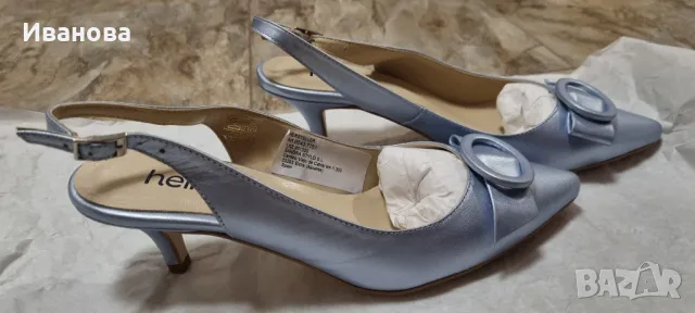 Дамски елегантни кожени обувки, снимка 4 - Дамски обувки на ток - 50053471