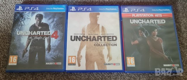 Uncharted поредица PS4 (Съвместима с PS5), снимка 1 - Игри за PlayStation - 40805269