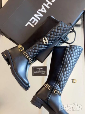 ботуши louis vuitton burberry gucci chanel, снимка 8 - Дамски ботуши - 50776573