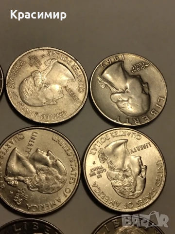 QUARTER DOLLAR 1965-2015 ., снимка 12 - Нумизматика и бонистика - 51161415