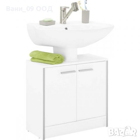 Долен шкаф за мивка в бял цвят, снимка 2 - Шкафове - 39653716