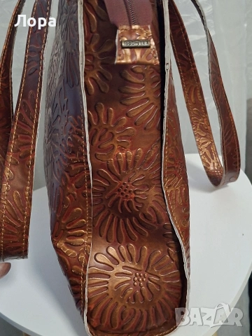 Дамска чанта естествена кожа , снимка 4 - Чанти - 53009487