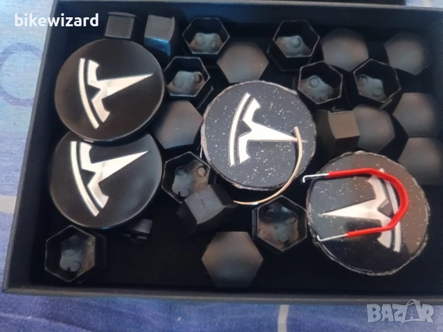 Капачки за джанти и 21 капачки за болтове за Tesla ЧЕТЕТЕ ОПИСАНИЕТО, снимка 3 - Аксесоари и консумативи - 50713974