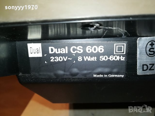 dual cs606 made in germany 1704211619, снимка 16 - Грамофони - 32583377