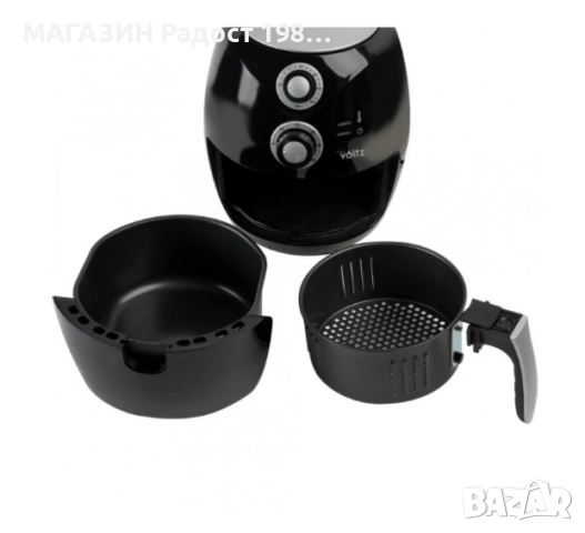 Еърфрайер Oliver Voltz OV 51980C, 2,6 литра , снимка 4 - Фритюрници - 53310454