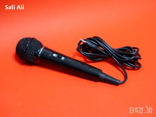 HAMA THOMSON M135D Динамичен Микрофон Внос Литва Като Нов Тестван, снимка 3 - Микрофони - 53089984