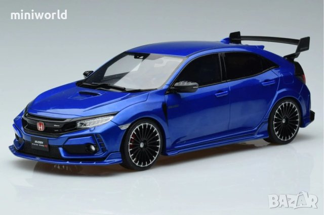 Honda Civic FN8 Type R Mugen 2020 - мащаб 1:18 на Ottomobile моделът е нов в кутия, снимка 1