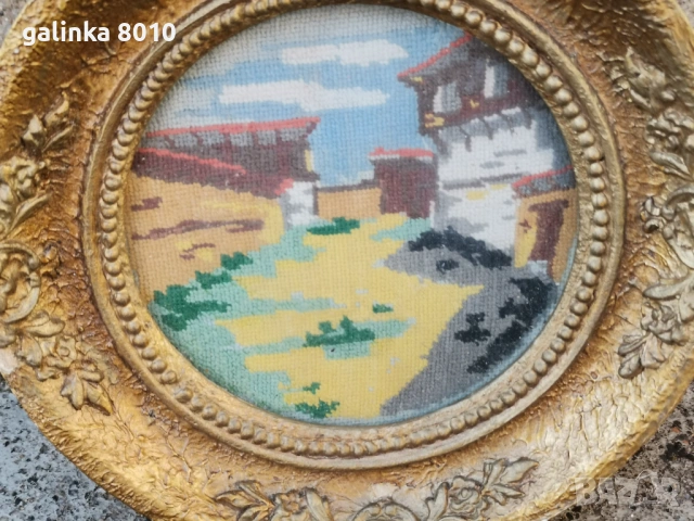 Малко красиво гобленче, снимка 3 - Антикварни и старинни предмети - 53400730