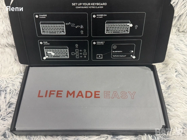 Безжична клавиатура SATECHI OntheGo, черен - ST-KOTGK-EN, снимка 4 - Калъфи, кейсове - 53421743