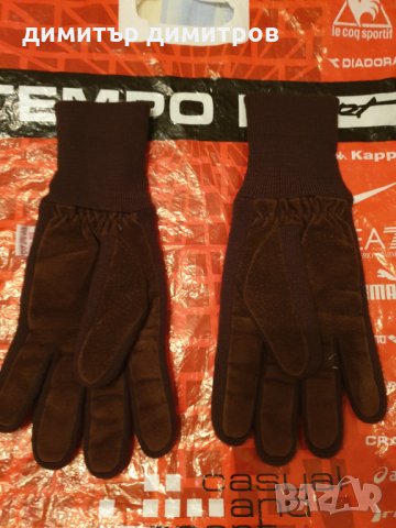  РЪКАВИЦИ ОТ ВЕЛУР ЗА ЗИМАТА С МЕКА ПОДПЛАТА, снимка 3 - Ръкавици - 34988393