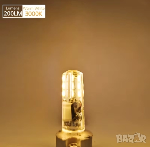 6 броя Led крушки G4 12V 1W, снимка 2 - Лед осветление - 52972139