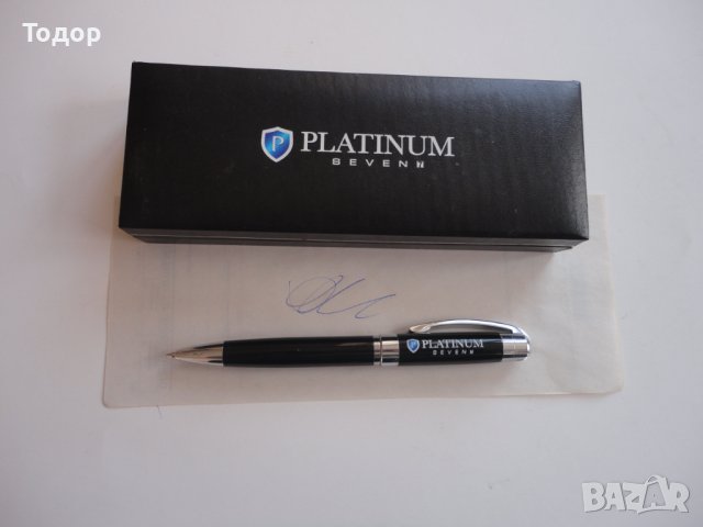 Луксозен химикал химикалка Platinium, снимка 5 - Ученически пособия, канцеларски материали - 43533785